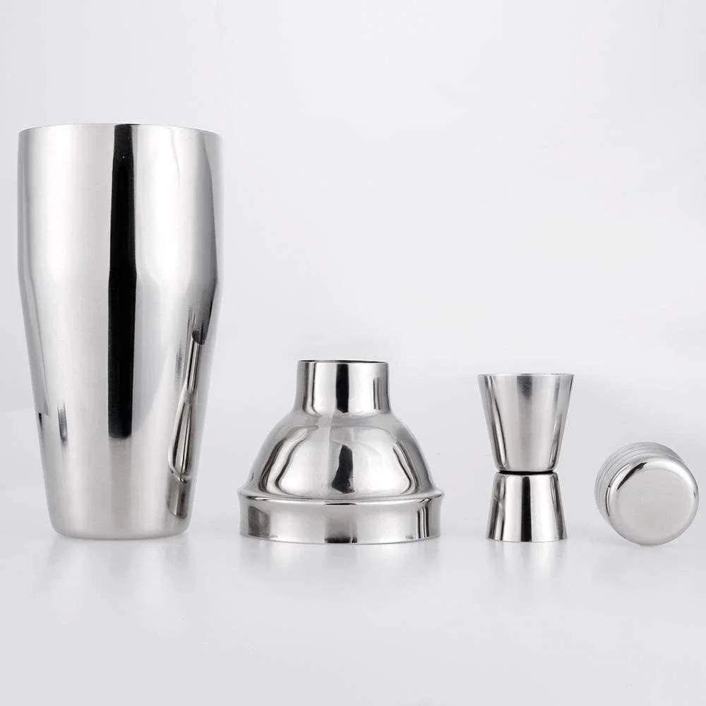 NIB - 9 PC Cocktail Stainless Elegant Shaker set